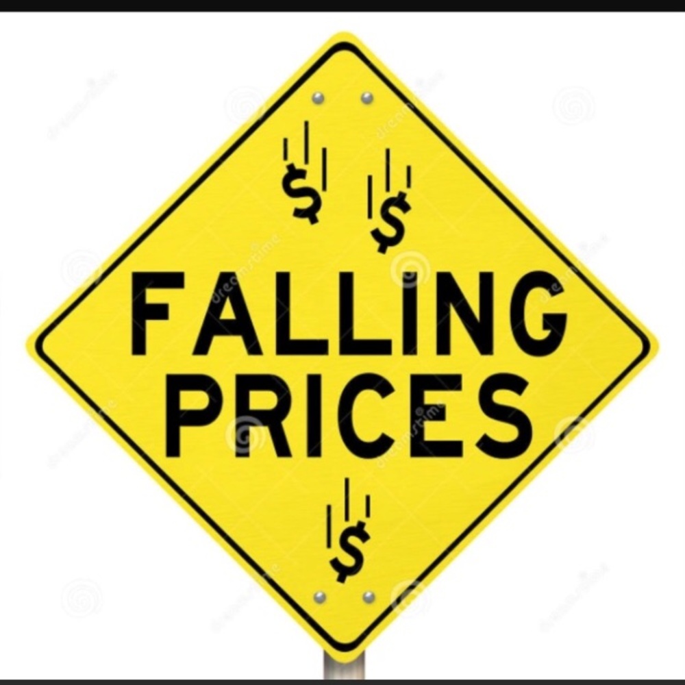 Slashing prices today!